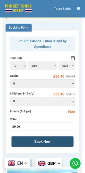 Tour Page